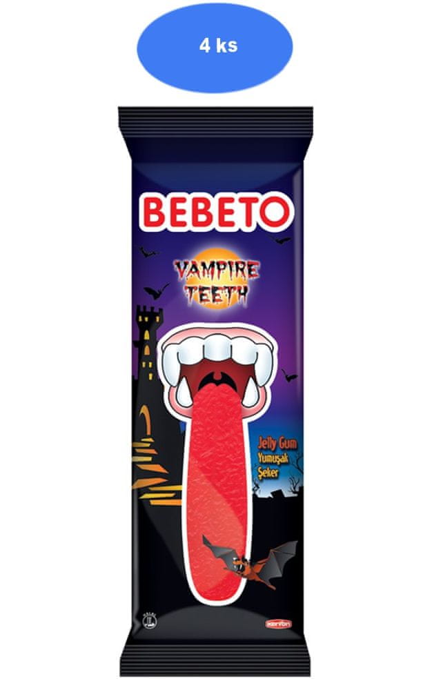 Bebeto  želé cukríky Vampire teeth 22g (4 ks)